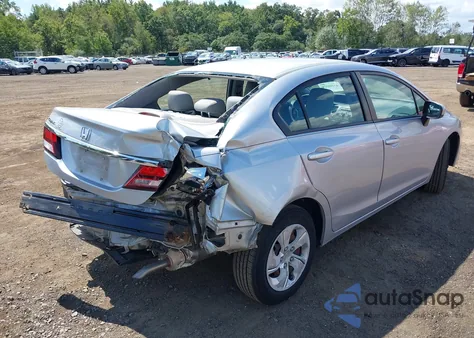 2015 Honda Civic Lx z USA, uszkodzony, nr VIN 2HGFB2F51FH508261